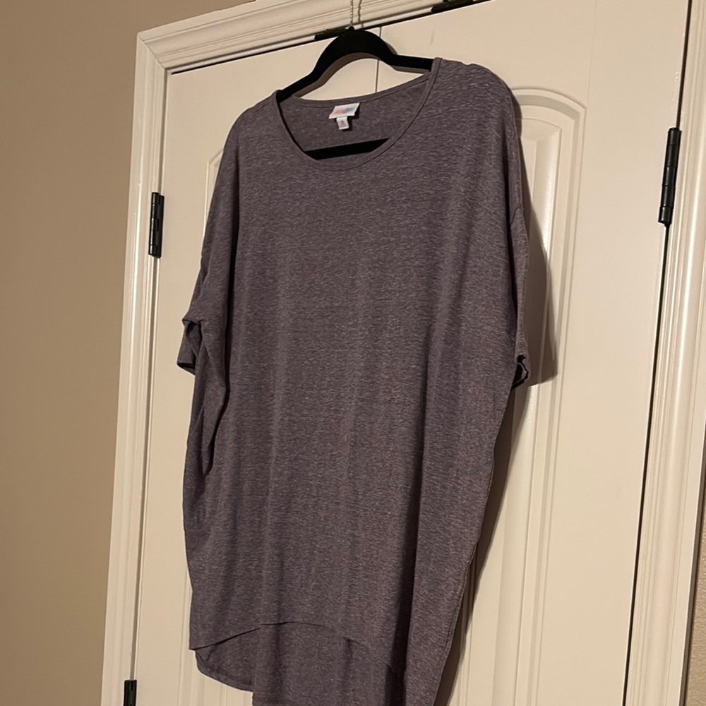 LuLaRoe Charcoal Short Sleeve Tee